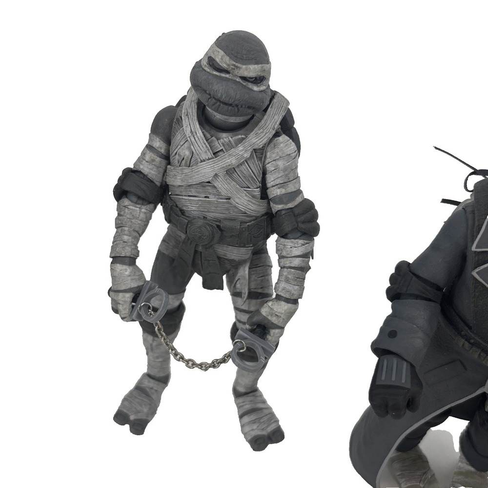 Neca Toys TMNT Universal Monsters Black White Action Figure Lot Set Of 4 - Picture 3 of 11
